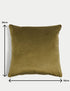 Velvet Piped Large Cushion